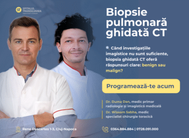 Biopsie pulmonară ghidată CT la Spitalul Transilvania din Cluj