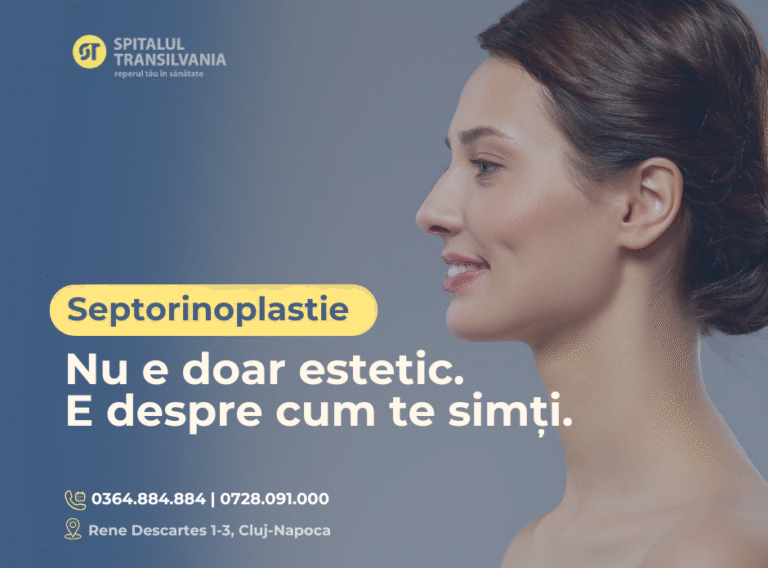 Septorinoplastie realizată la Spitalul Transilvania din Cluj-Napoca