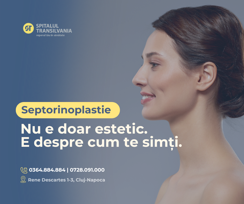Septorinoplastie realizată la Spitalul Transilvania din Cluj-Napoca