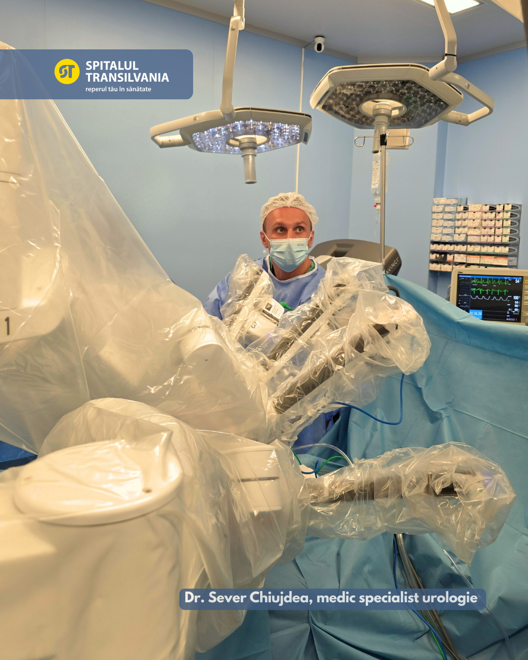 Bilanțul primei săptămâni de chirurgie robotică la Spitalul Transilvania 8 chirurgie robotică urologie sistemul davinci