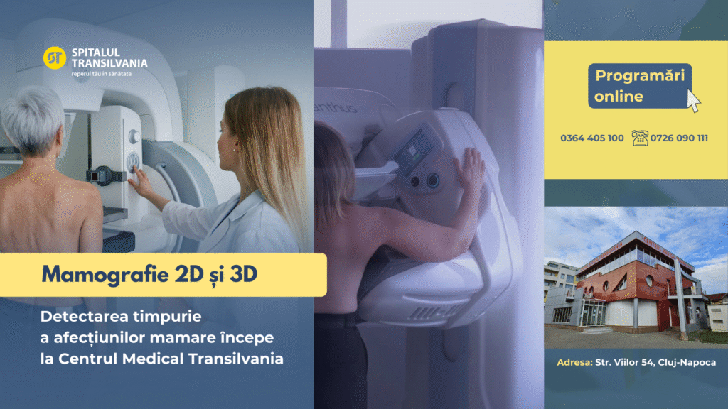 Centrul Medical Transilvania 2 Mamografie 2d și 3d mamografie cluj