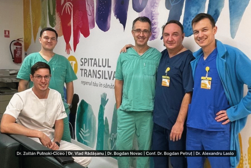 Chirurgia robotică și tehnica HoLEP – formare și mentorat la Spitalul Transilvania 1 chirurgie robotică și holep mentorat urologie formare