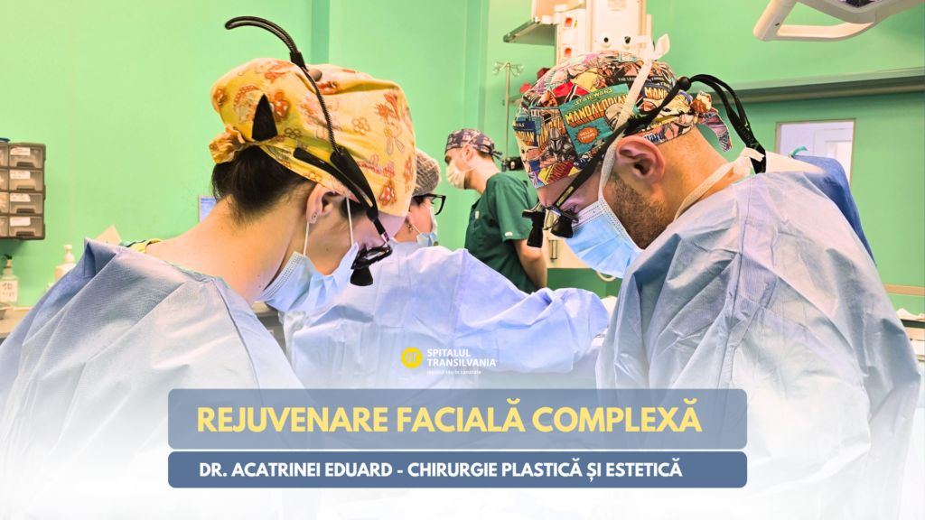 Rezultate rejuvenare facială prin blefaroplastie și midface lift