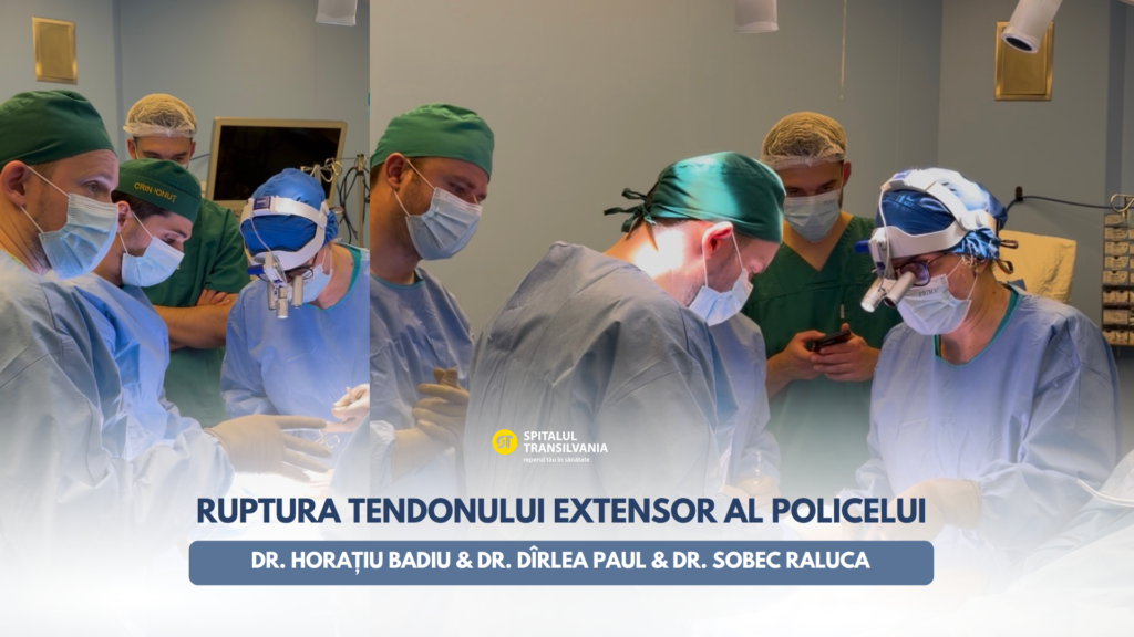 Reconstrucția tendonului extensor al policelui după osteosinteza fracturii de radius distal