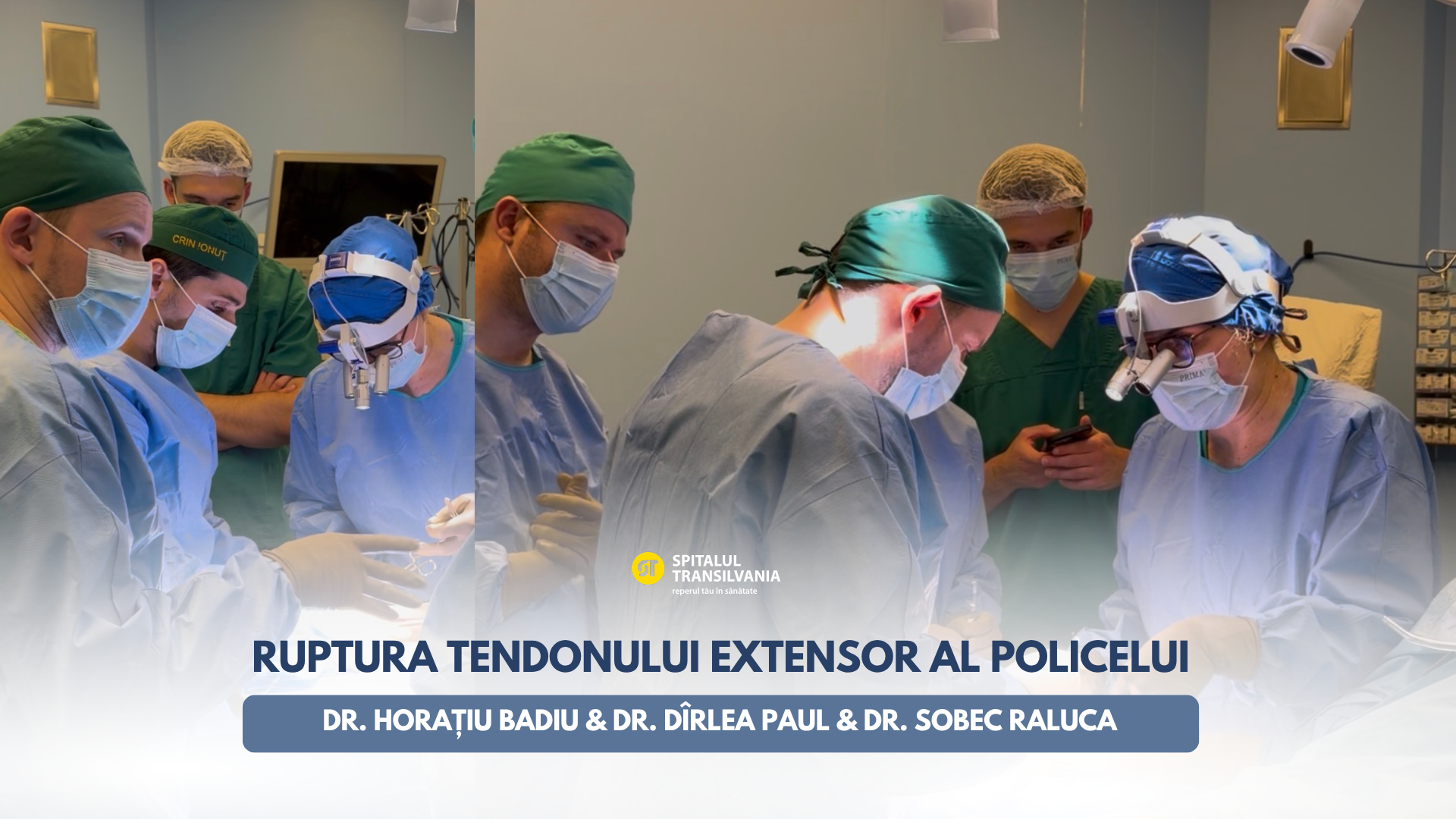 Reconstrucția tendonului extensor al policelui după osteosinteza fracturii de radius distal