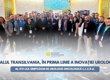 Spitalul Transilvania la C.L.E.R.U. 2026 Echipa Spitalului Transilvania participând la simpozionul C.L.E.R.U. 2026 dedicat chirurgiei robotice și urologiei oncologice