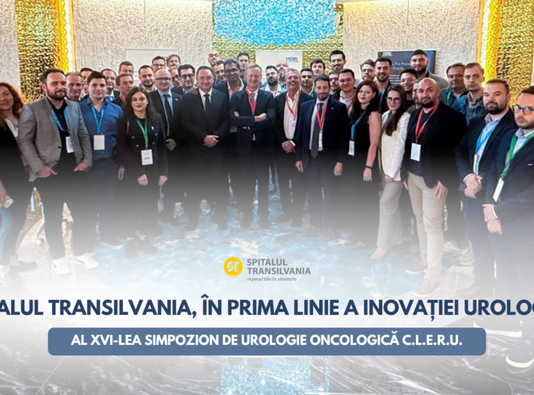 Echipa Spitalului Transilvania participând la simpozionul C.L.E.R.U. 2026 dedicat chirurgiei robotice și urologiei oncologice