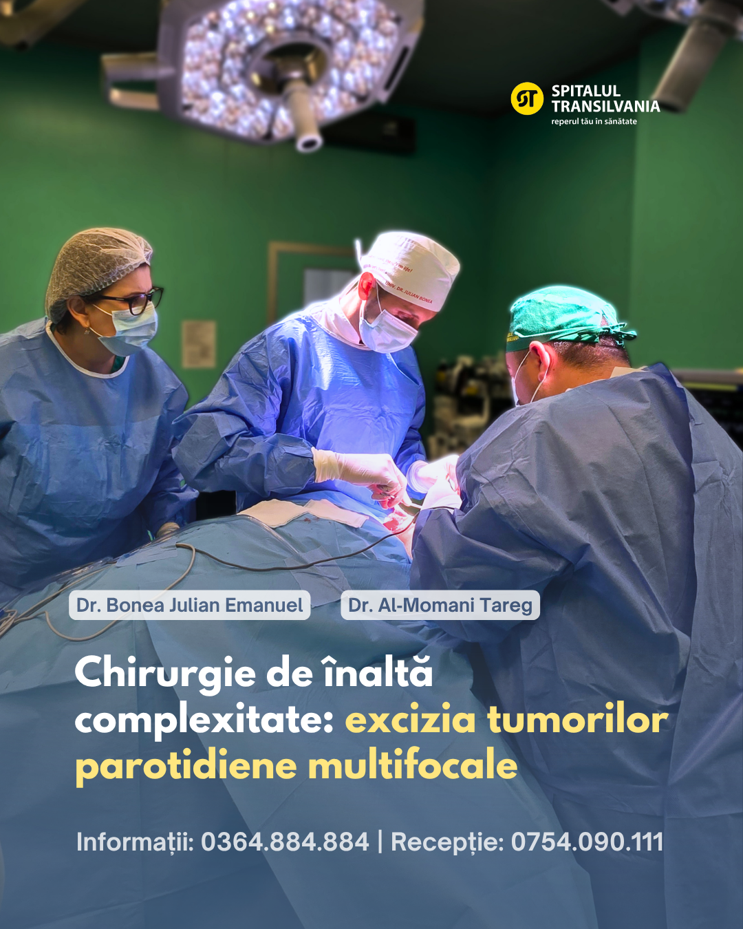 Chirurgie pentru tumori parotidiene